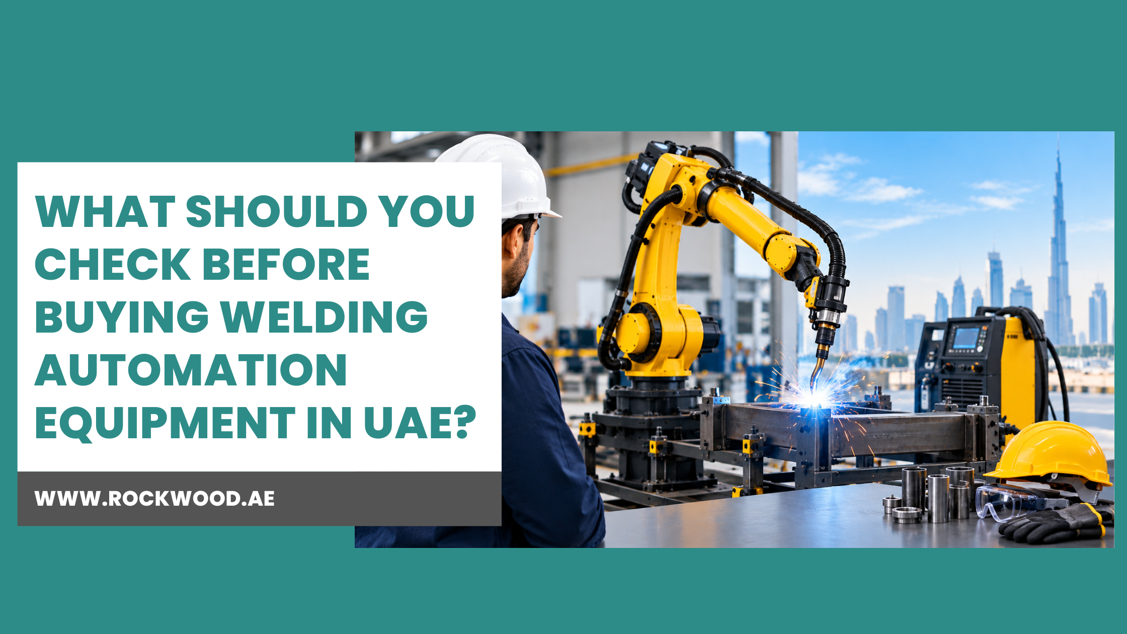 Welding automation equipment for industrial fabrication in the UAE